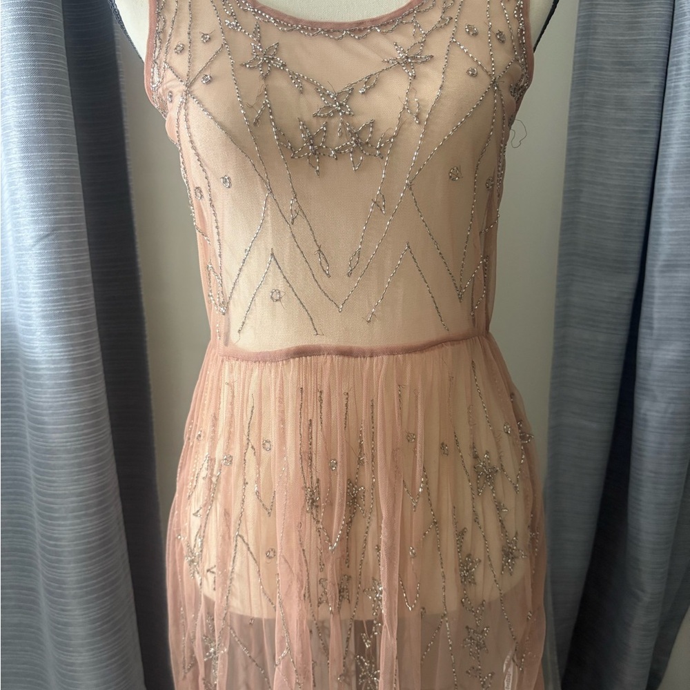 Free people starry night beaded dress